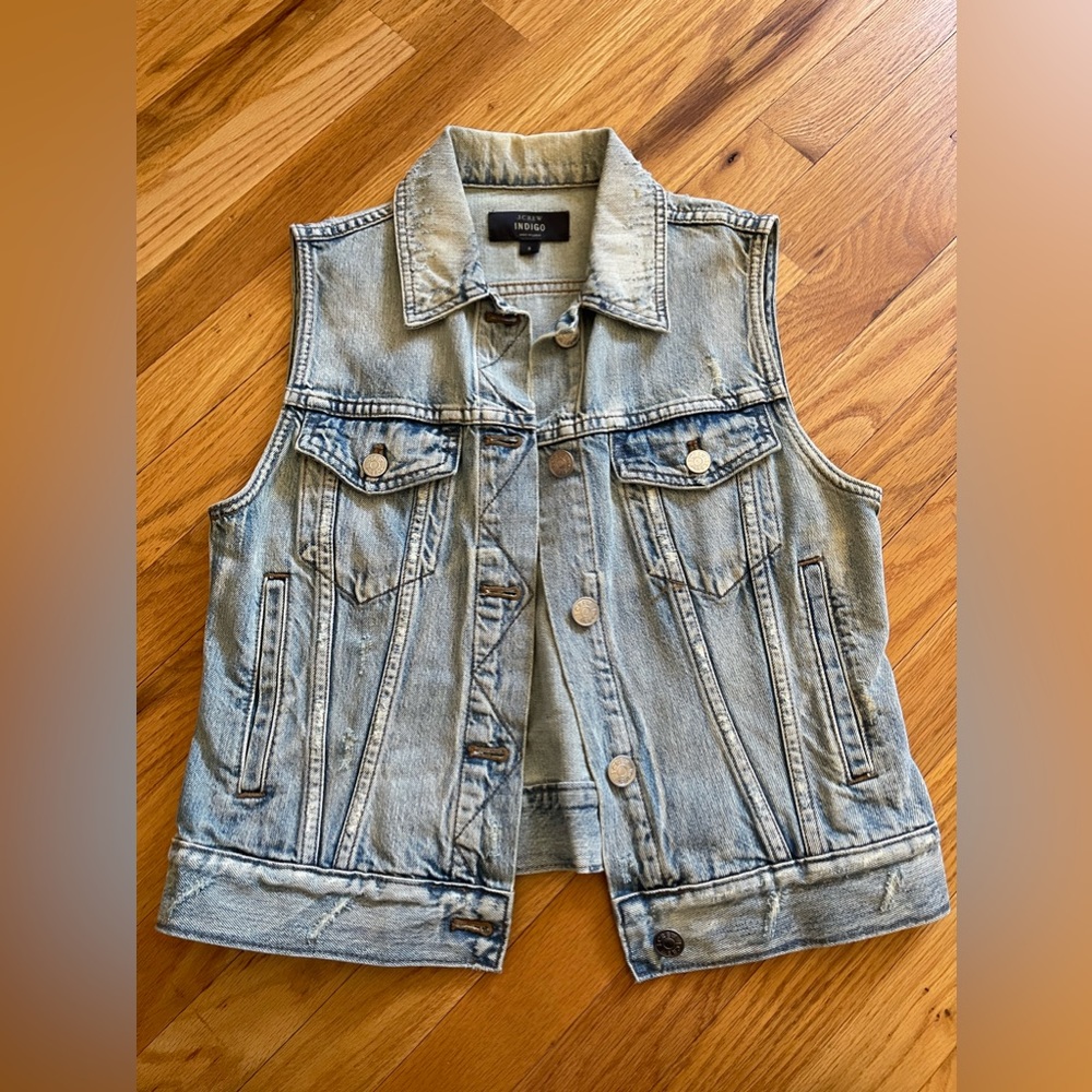 J. crew denim vest